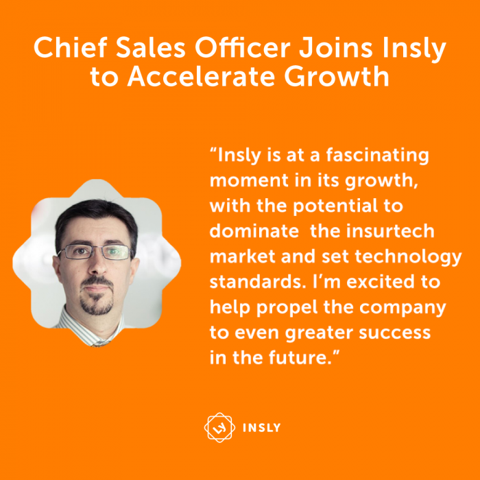 Chief Sales Officer joins Insly to accelerate growth