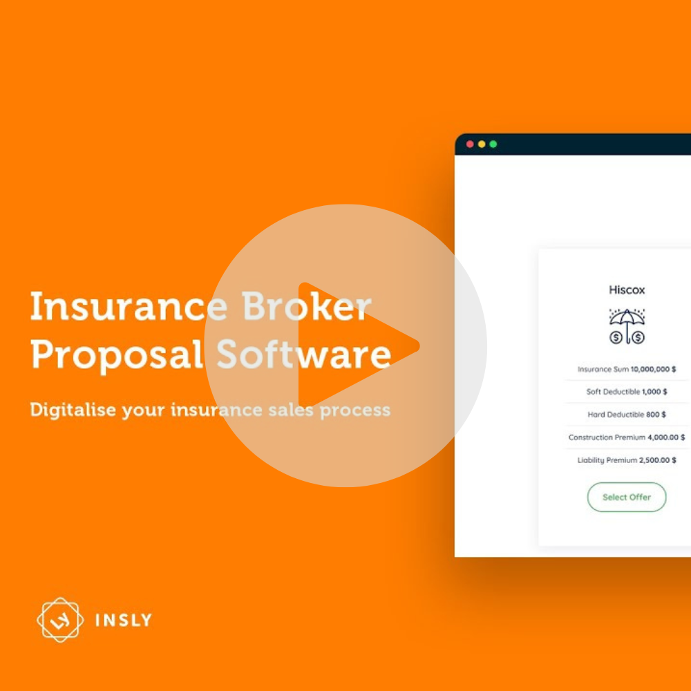 Insly Insurance Broker Proposal Software Thumbnail