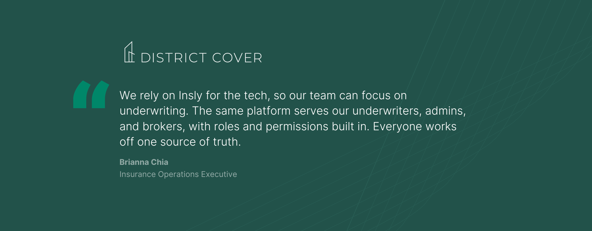 Helping District Cover transform US property insurance